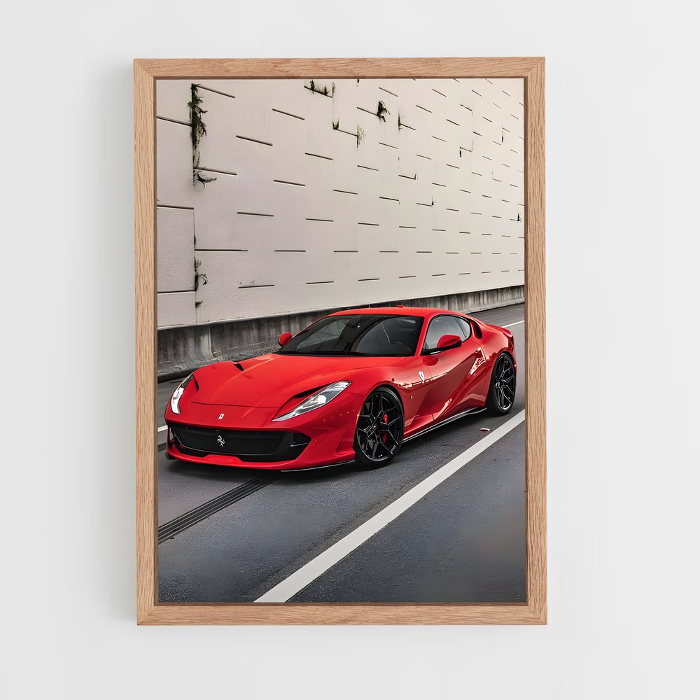 Poster superfast de Vitesse – affiche Ferrari (vue 4)